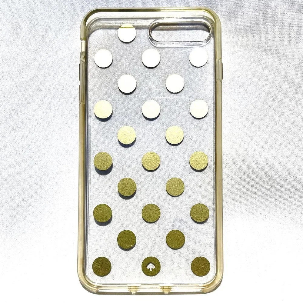 Kate Spade polka Cell Phone Case for iPhone 8+, 7 +, 6S +, 6+ good condition